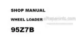 Photo 4 - Kawasaki 95Z7B Shop Manual Wheel Loader