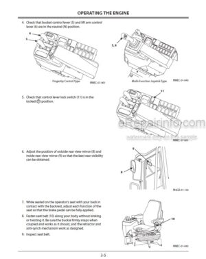 Photo 4 - Kawasaki 95Z7 Operation & Maintenance Manual Wheel Loader 93115-00667