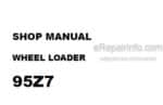 Photo 4 - Kawasaki 95Z7 Shop Manual Wheel Loader