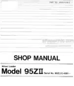 Photo 4 - Kawasaki 95ZII Shop Manual Wheel Loader S1538-2