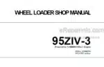 Photo 4 - Kawasaki 95ZIV-3 Shop Manual Wheel Loader