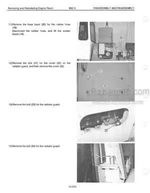 Photo 8 - Kawasaki 95ZIV Shop Manual Wheel Loader AAA-S97C2E14-962