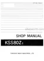 Photo 4 - Kawasaki KSS80ZII Shop Manual Shovel Loader S1302-4