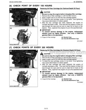 Photo 3 - Kubota Z482-E3B Z602-E3B D722-E3B D782-E3B D902-E3B SM-ESB Series Workshop Manual Diesel Engine CLC103840201