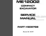 Photo 5 - Mustang ME12002 Service Manual Compact Excavator 909768