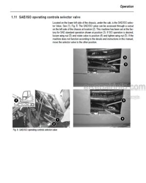 Photo 8 - Mustang ME6003 Service Manual Compact Excavator 918175
