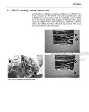 Photo 1 - Mustang ME6003 Service Manual Compact Excavator 918175
