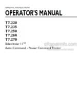 Photo 4 - New Holland T7.220 T7.235 T7.250 T7.260 T7.270 Sidewinder II Auto Command Power Command Operators Manual Tractor March 2013
