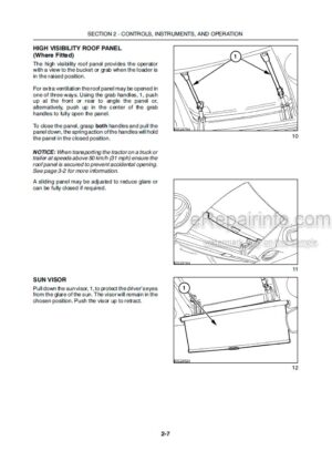 Photo 7 - New Holland T7.195S T7.215S T7.230 T7.245 T7.260 Stage IV Operators Manual Tractor 48198555