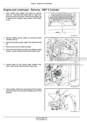 Photo 12 - New Holland 130 Speedrower Tier 3 Service Manual Self Propelled Windrower 47904523