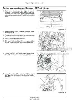 Photo 11 - New Holland 130 Speedrower Tier 3 Service Manual Self Propelled Windrower 47904523