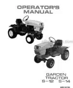 Photo 3 - New Holland S-12 S-14 Operators Manual And Supplement Garden Tractor 42001221NH