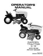 Photo 4 - New Holland S-8 Operators Manual Garden Tractor With 36RM Rotary Mower 42640830