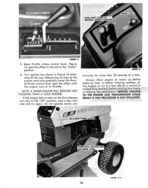 Photo 12 - New Holland S-8 Operators Manual Garden Tractor With 36RM Rotary Mower 42640830