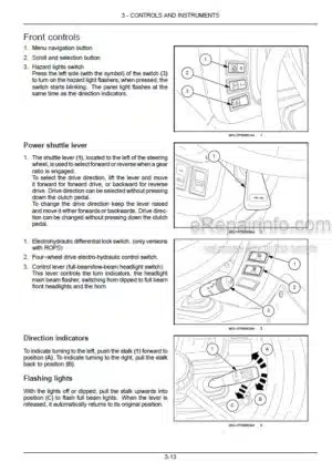 Photo 8 - New Holland T4.65V T4.75V T4.85V T4.95V T4.105V Operators Manual Tractor 48077130