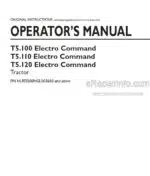 Photo 3 - New Holland T5.100 T5.110 T5.120 Electro Command Operators Manual Tractor
