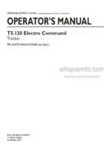 Photo 3 - New Holland T5.120 Electro Command Operators Manual Tractor 51524834