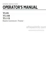 Photo 3 - New Holland T5.95 T5.105 T5.115 Electro Command Operators Manual Tractor