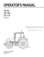 Photo 4 - New Holland T5.95 T5.105 T5.115 Operators Manual Tractor 84495713
