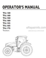 Photo 5 - New Holland T6.120 T6.140 T6.150 T6.160 T6.155 T6.165 T6.175 Operators Manual Tractor