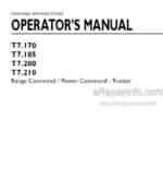 Photo 4 - New Holland T7.170 T7.185 T7.200 T7.210 Range Command Power Command Operators Manual Tractor