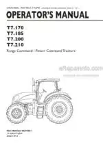 Photo 4 - New Holland T7.170 T7.185 T7.200 T7.210 Range Command Power Command Operators Manual Tractor 84479581