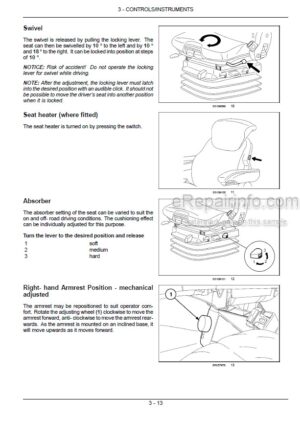 Photo 2 - New Holland T7.170 T7.185 T7.200 T7.210 Sidewinder II Range Command Power Command Operators Manual Tractor March 2011