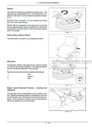 Photo 10 - New Holland T7.170 T7.185 T7.200 T7.210 Sidewinder II Range Command Power Command Operators Manual Tractor March 2011