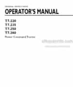 Photo 4 - New Holland T7.220 T7.235 T7.250 T7.260 Power Command Operators Manual Tractor March 2013