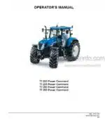 Photo 3 - New Holland T7.220 T7.235 T7.250 T7.260 Power Command Operators Manual Tractor 47371836