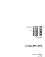 Photo 6 - Case CVX140 CVX150 CVX160 CVX175 CVX195 Service Manual Tractor 47505517