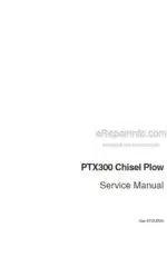 Photo 6 - Case PTX300 Service Manual Chisel Plow 87053720