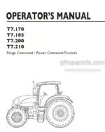 Photo 4 - New Holland T7.170 T7.185 T7.200 T7.210 Range / Power Command Operators Manual Tractor