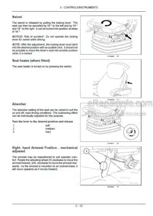 Photo 3 - New Holland T7.170 T7.185 T7.200 T7.210 Range / Power Command Operators Manual Tractor