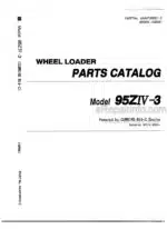 Photo 4 - Kawasaki 95ZIV-3 Parts Catalog Wheel Loader 93315-00082