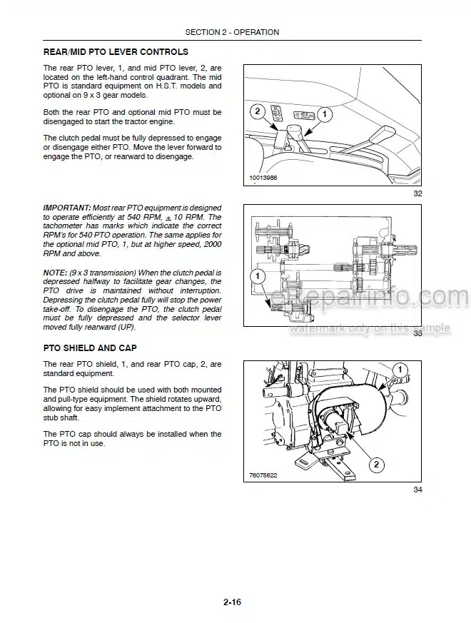 Photo 7 - New Holland T8.275 T8.300 T8.330 T8.360 T8.390 Operators Manual Tractor PIN ZBRC07000 and after