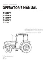 Photo 4 - New Holland T4020V T4030V T4040V T4050V Operators Manual Tractor 47374840