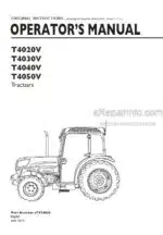 Photo 4 - New Holland T4020V T4030V T4040V T4050V Operators Manual Tractor 47374840