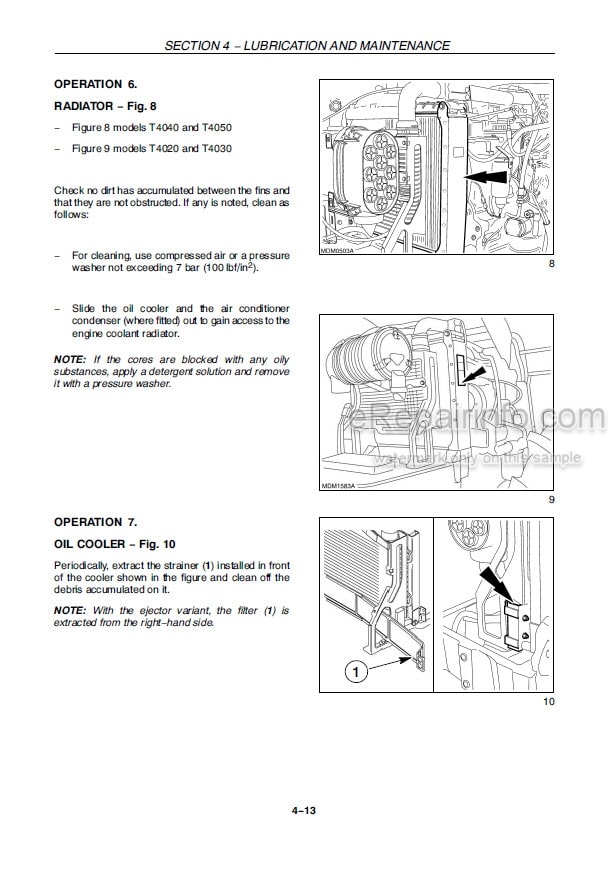Photo 7 - New Holland T9.435 T9.480 T9.530 T9.565 T9.600 T9.645 T9.700 Stage IV Operators Manual Tractor 47739311