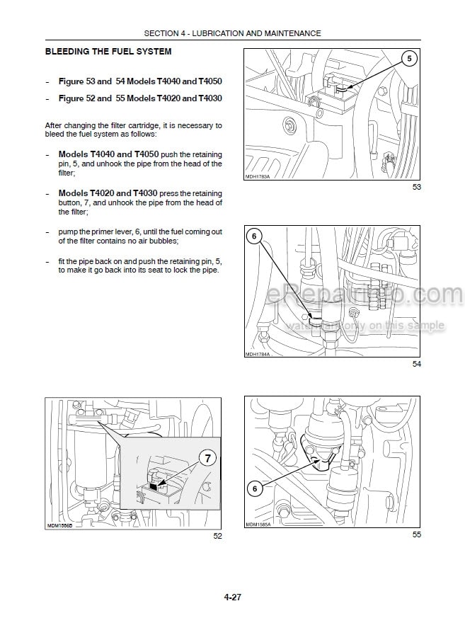 Photo 7 - New Holland T9.435 T9.480 T9.530 T9.565 T9.600 T9.645 T9.700 Stage IV Operators Manual Tractor 48074290