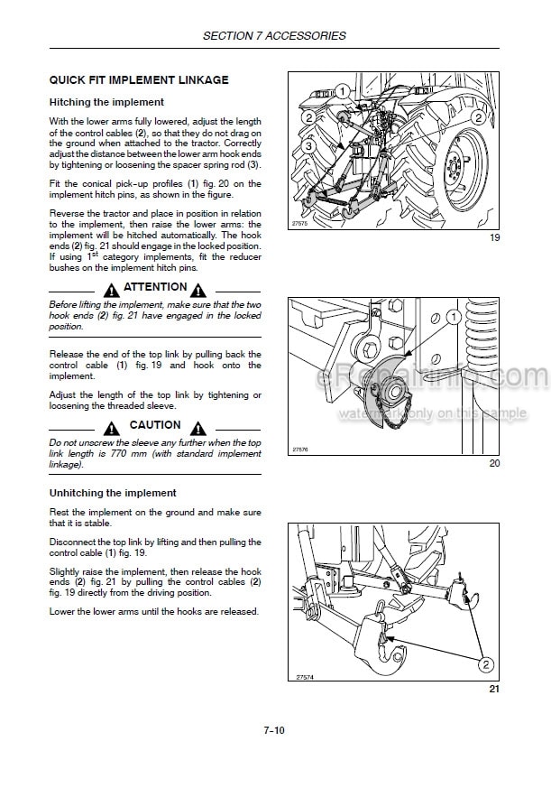 Photo 7 - New Holland T9.435 T9.480 T9.530 T9.565 T9.600 T9.645 T9.700 Tier 4B Final Operators Manual Tractor PIN ZEF401001 and above