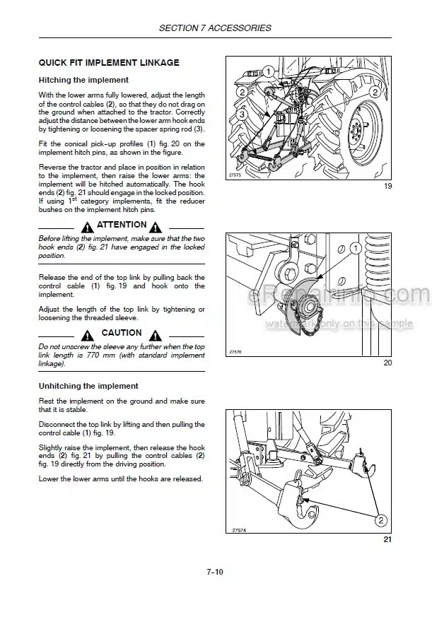 Photo 7 - New Holland T9.435 T9.480 T9.530 T9.565 T9.600 T9.645 T9.700 Tier 4B Final Operators Manual Tractor PIN ZEF401001 and above
