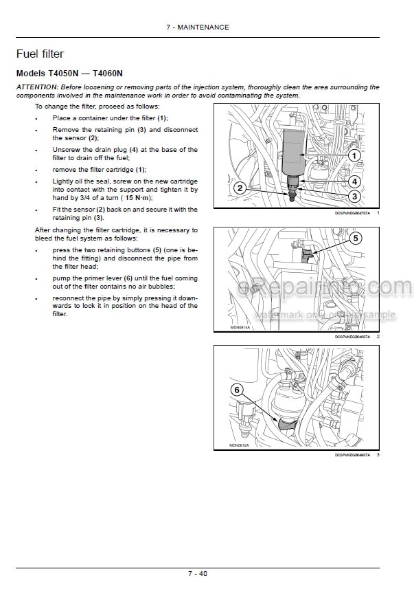 Photo 7 - New Holland T9.435 T9.480 T9.530 T9.565 T9.600 T9.645 T9.700 Stage IV Operators Manual Tractor 47754881