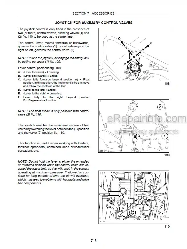 Photo 6 - New Holland T7.165S T7.175 T7.190 T7.210 Stage IV Operators Manual Tractor 47948875