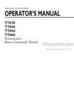 Photo 4 - New Holland T7030 T7040 T7050 T7060 Power Command Operators Manual Tractor