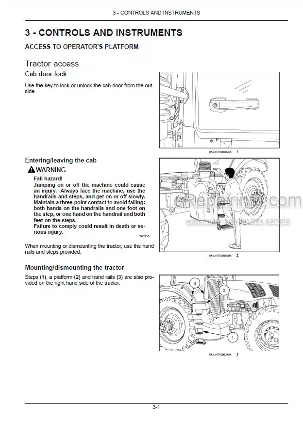 Photo 7 - New Holland T8.320 T8.350 T8.380 T8.410 T8.435 Operators Manual Tractor PIN ZERE04800 and above
