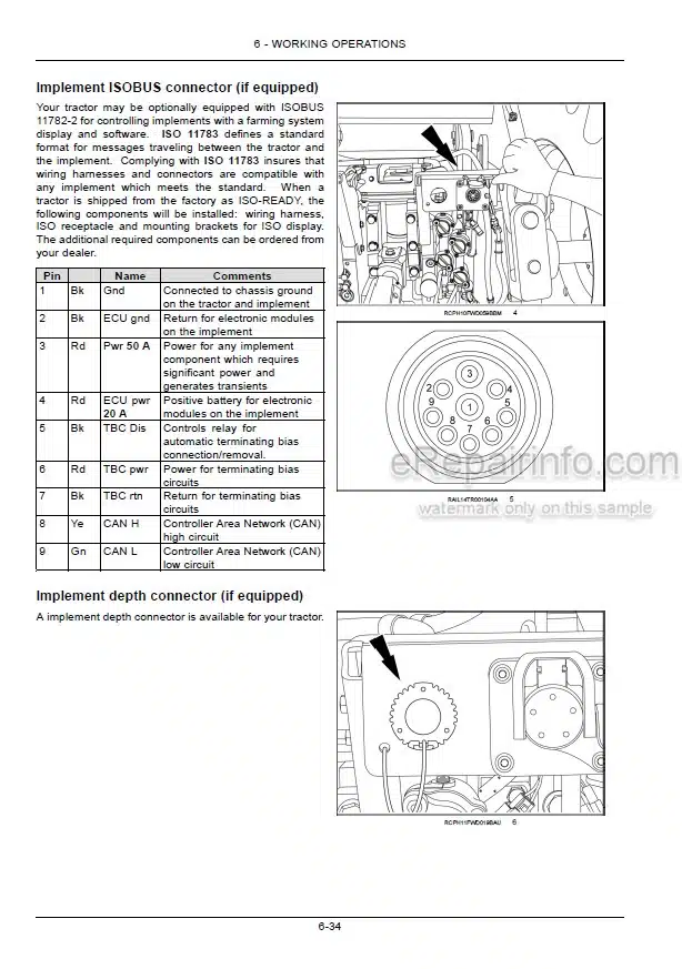 Photo 5 - New Holland T9.435 T9.480 T9.530 T9.565 T9.600 T9.645 T9.700 Tier 4B Final Operators Manual Tractor 47982402
