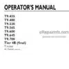 Photo 4 - New Holland T9.435 T9.480 T9.530 T9.565 T9.600 T9.645 T9.700 Tier 4B Final Operators Manual Tractor PIN ZEF401001 and above