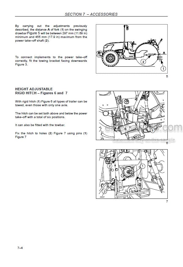 Photo 7 - New Holland T8.320 T8.350 T8.380 T8.410 T8.435 Operators Manual Tractor PIN ZFRE05001 and above