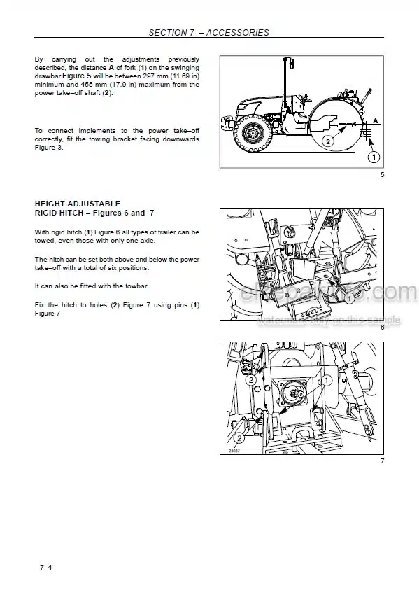Photo 7 - New Holland T8.320 T8.350 T8.380 T8.410 T8.435 Operators Manual Tractor PIN ZFRE05001 and above